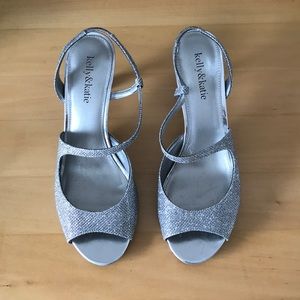 Kelly and Katie Silver Heels